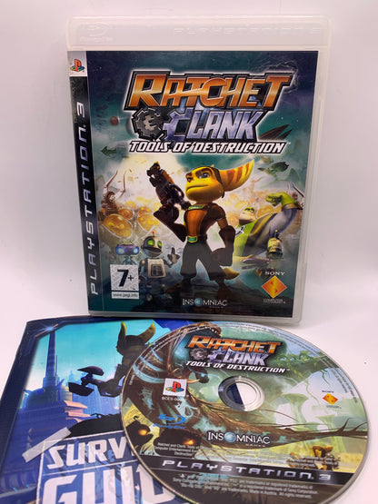 Ratchet & Clank: Tools of Destruction (Sticker achterzijde) – PlayStation 3