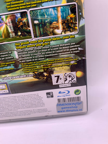 Ratchet & Clank: Tools of Destruction (Sticker achterzijde) – PlayStation 3