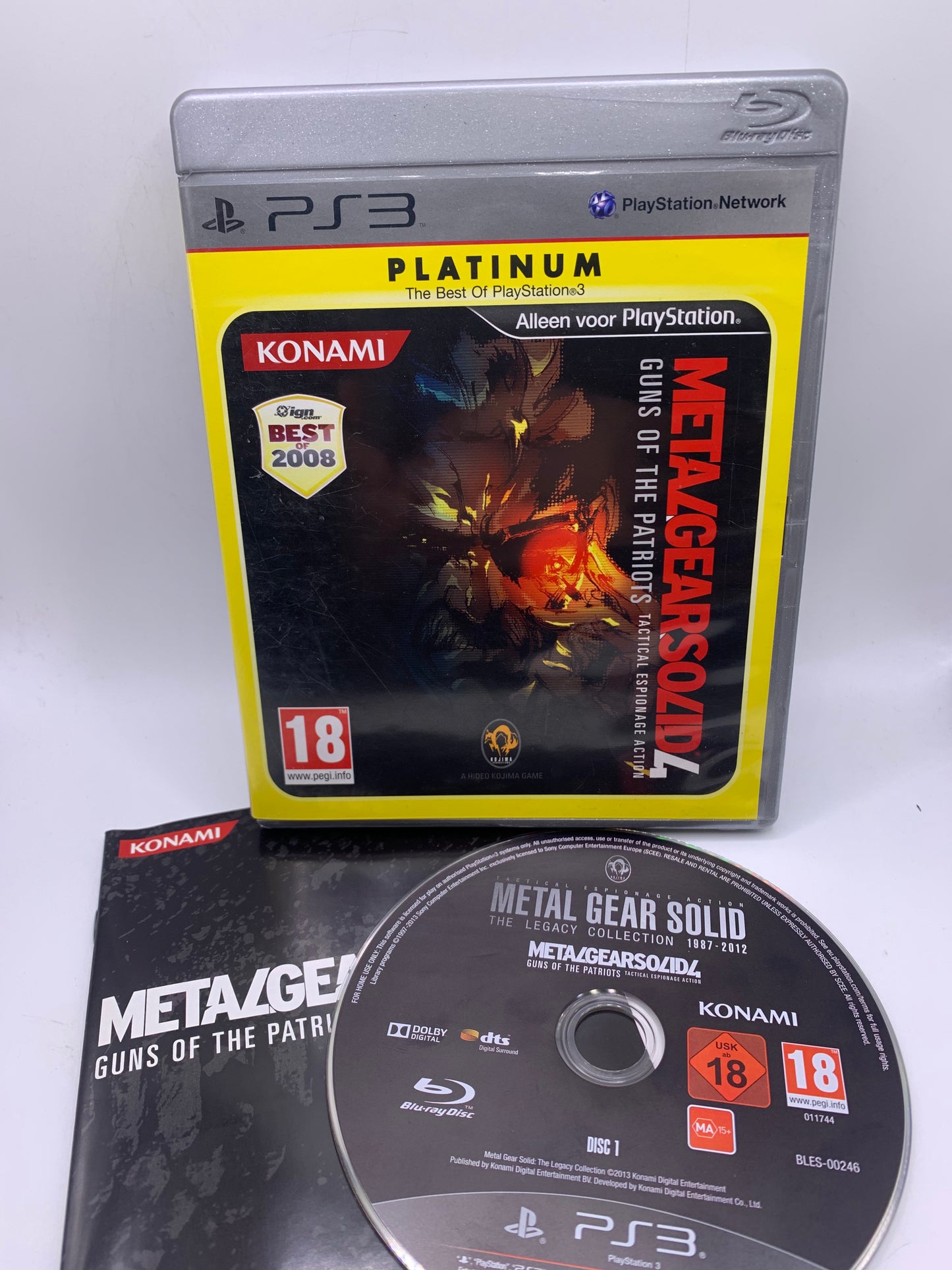 Metal Gear Solid 4: Guns of the Patriots (Platinum, collection disc) – PlayStation 3