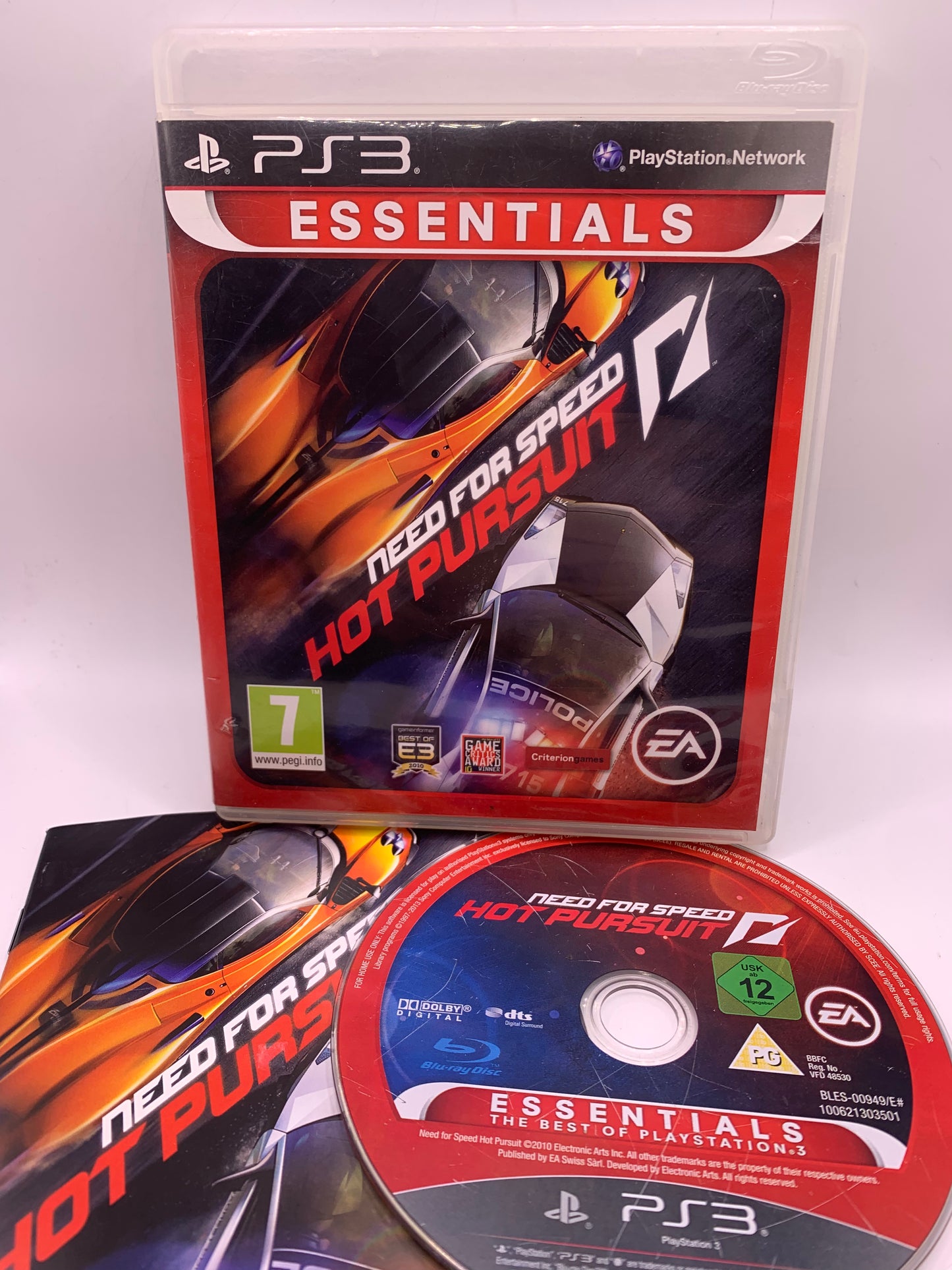 Need for Speed: Hot Pursuit (Essentials, disc label gebruikt) – Playstation 3