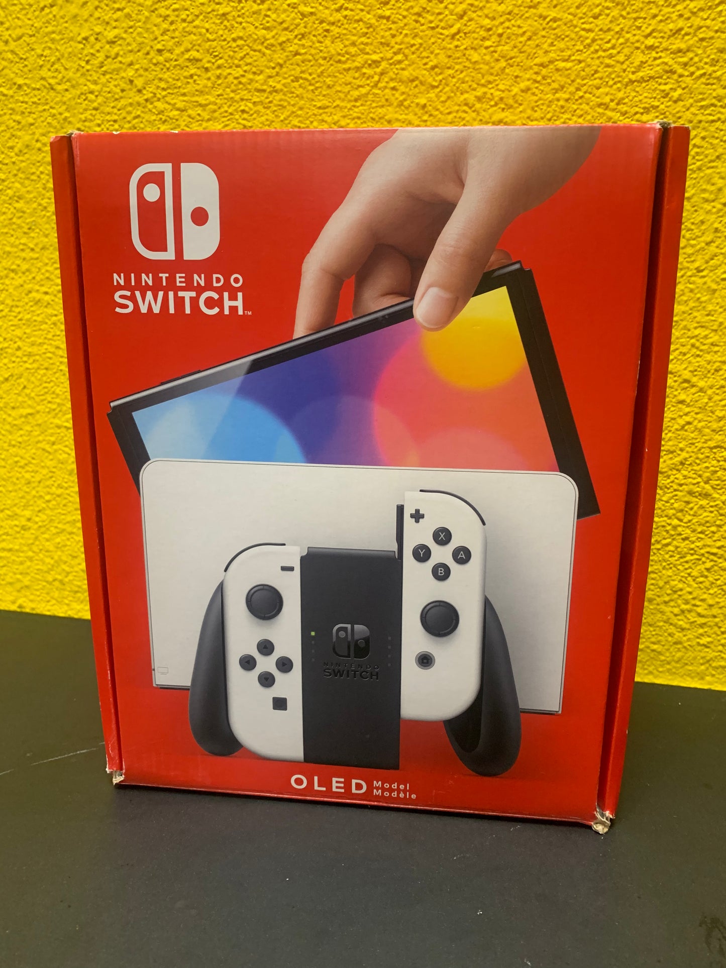Nintendo Switch OLED (Wit, rood/baluwe controllers)