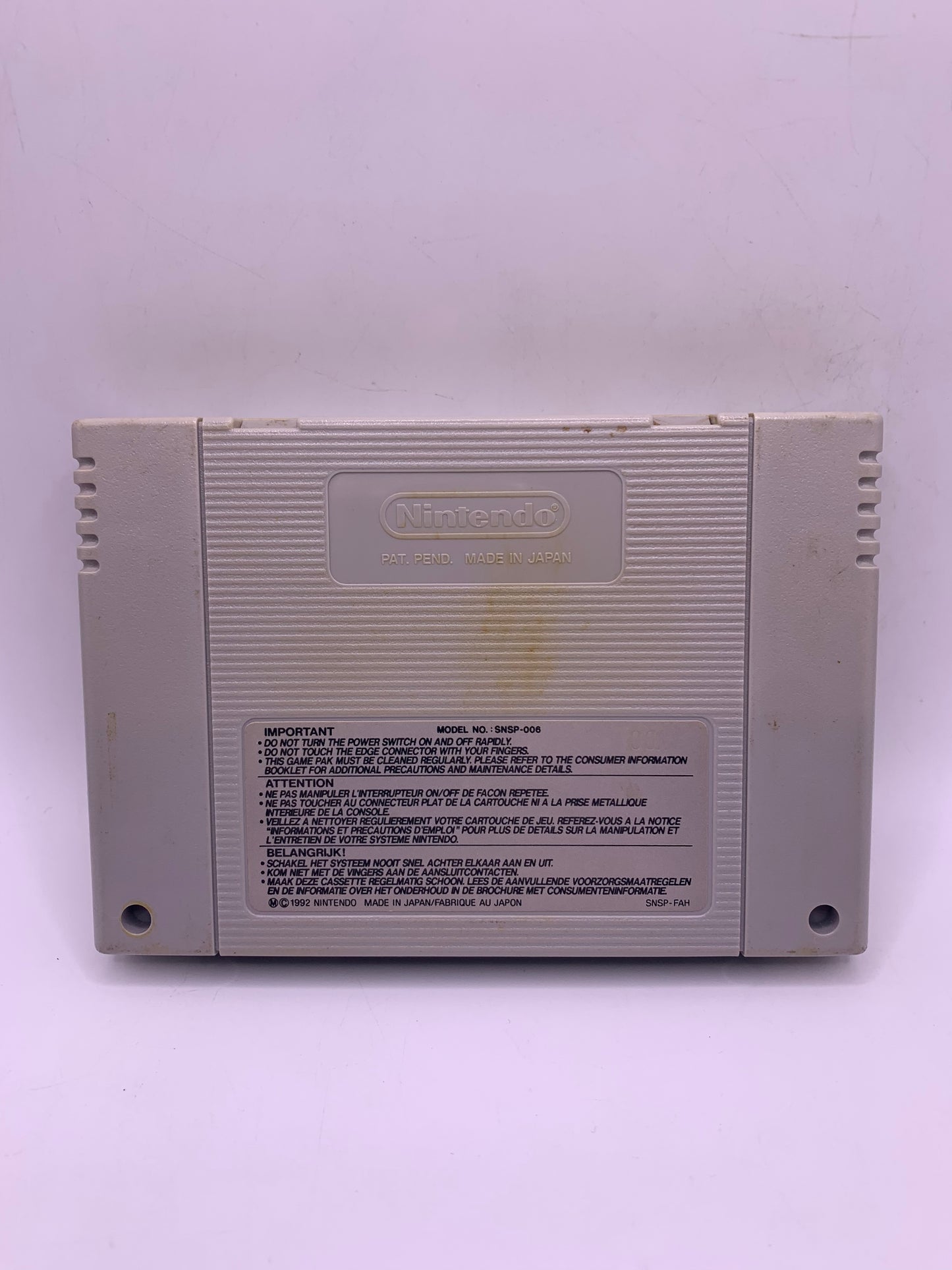 Super Mario World (Vergeeld) – SNES