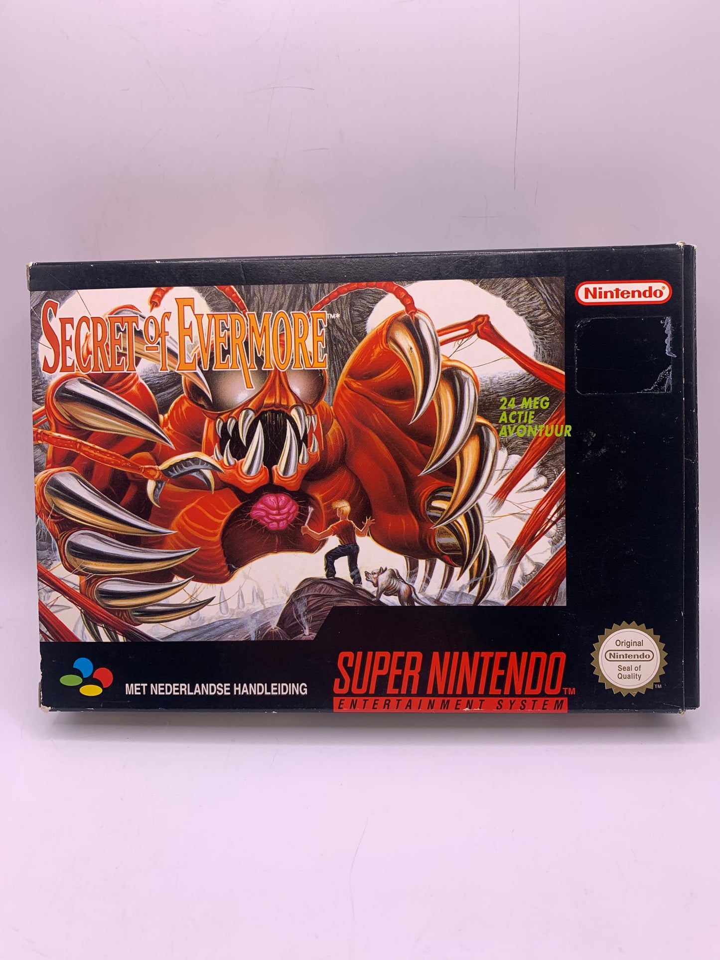 Secret of Evermore (CIB) (Sticker onder) - SNES