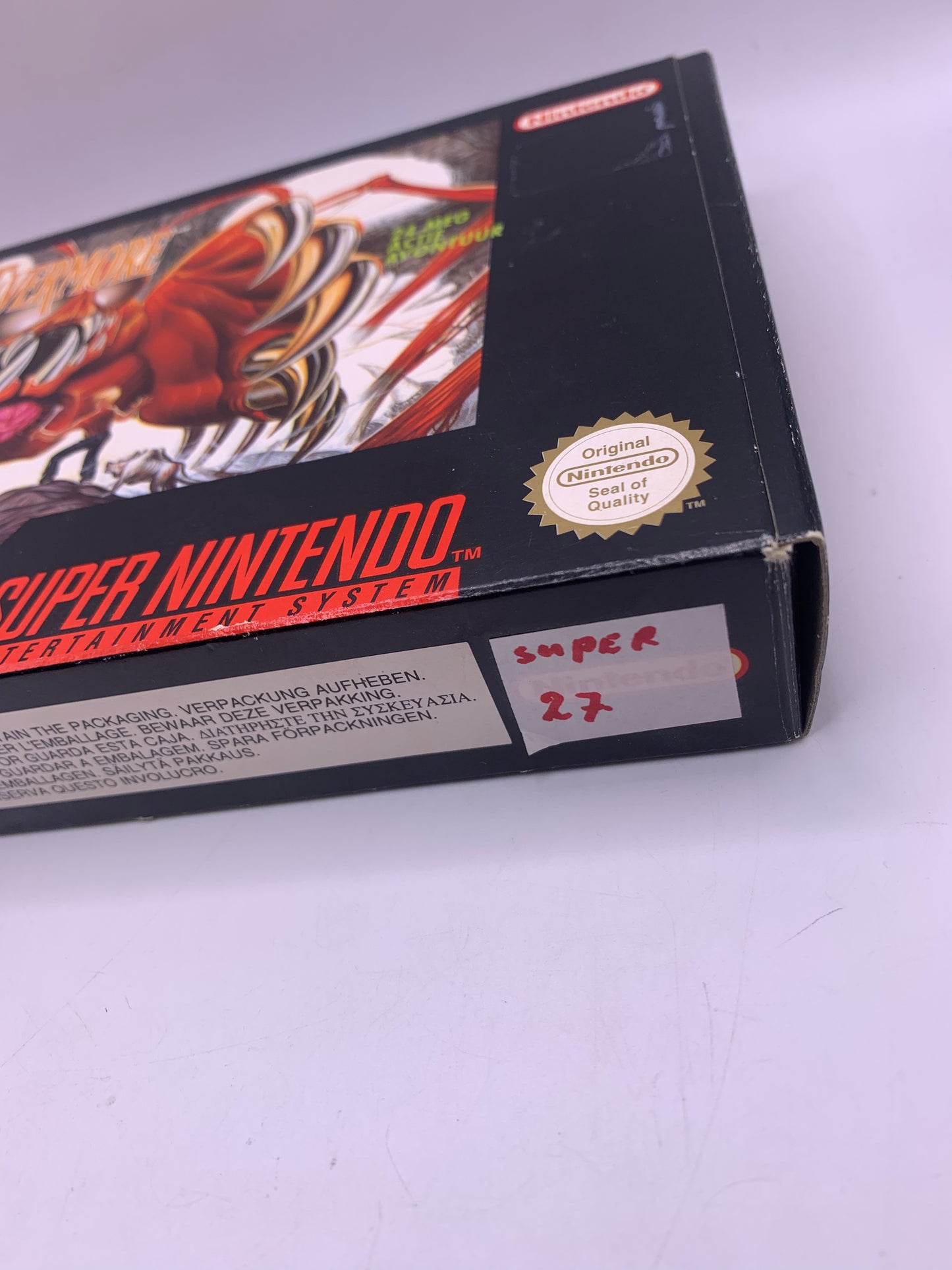 Secret of Evermore (CIB) (Sticker onder) - SNES