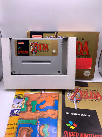The Legend of Zelda: A Link to the Past (CIB, sticker op case) - SNES