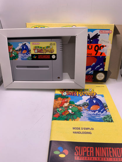 Super Mario World 2: Yoshi’s Island (CIB, sticker op case) – SNES