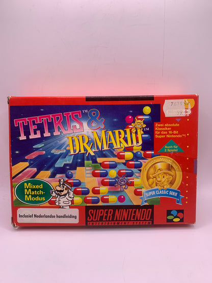 Tetris & Dr. Mario (CIB, sticker) (NOE) - SNES