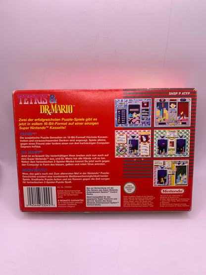 Tetris & Dr. Mario (CIB, sticker) (NOE) - SNES