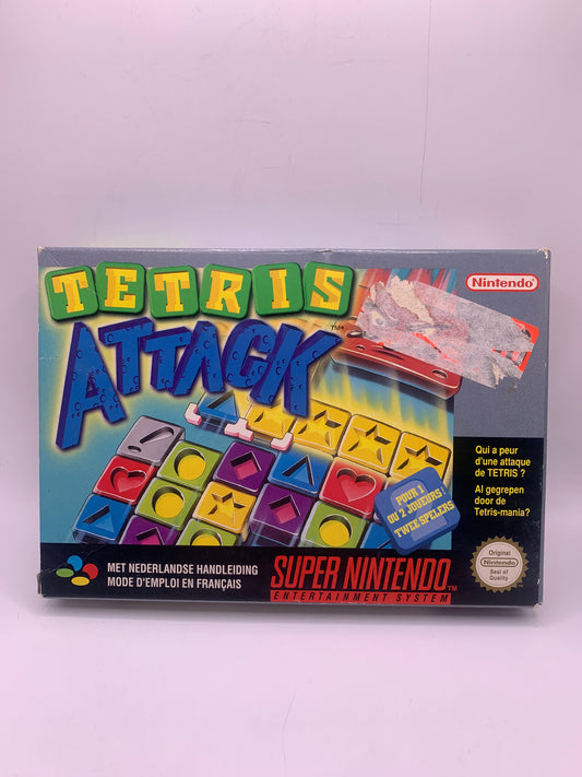 Tetris Attack (CIB) (Sticker voor) - SNES