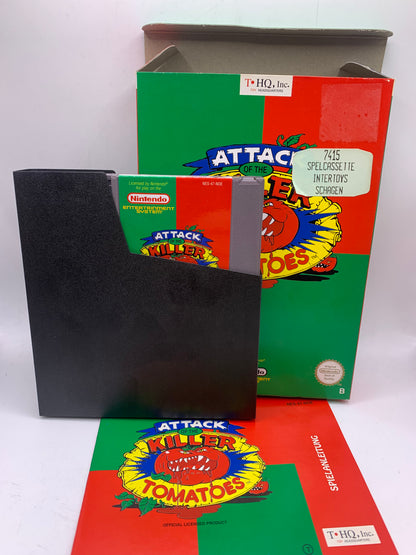 Attack of the Killer Tomatoes (CIB) (NOE) (Sticker voor) - NES