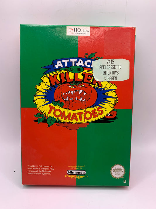 Attack of the Killer Tomatoes (CIB) (NOE) (Sticker voor) - NES