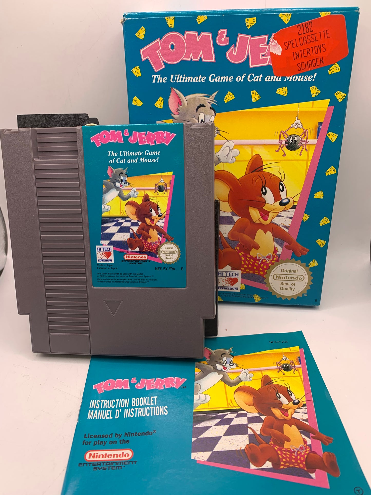 Tom & Jerry (CIB) (Sticker voor) - NES