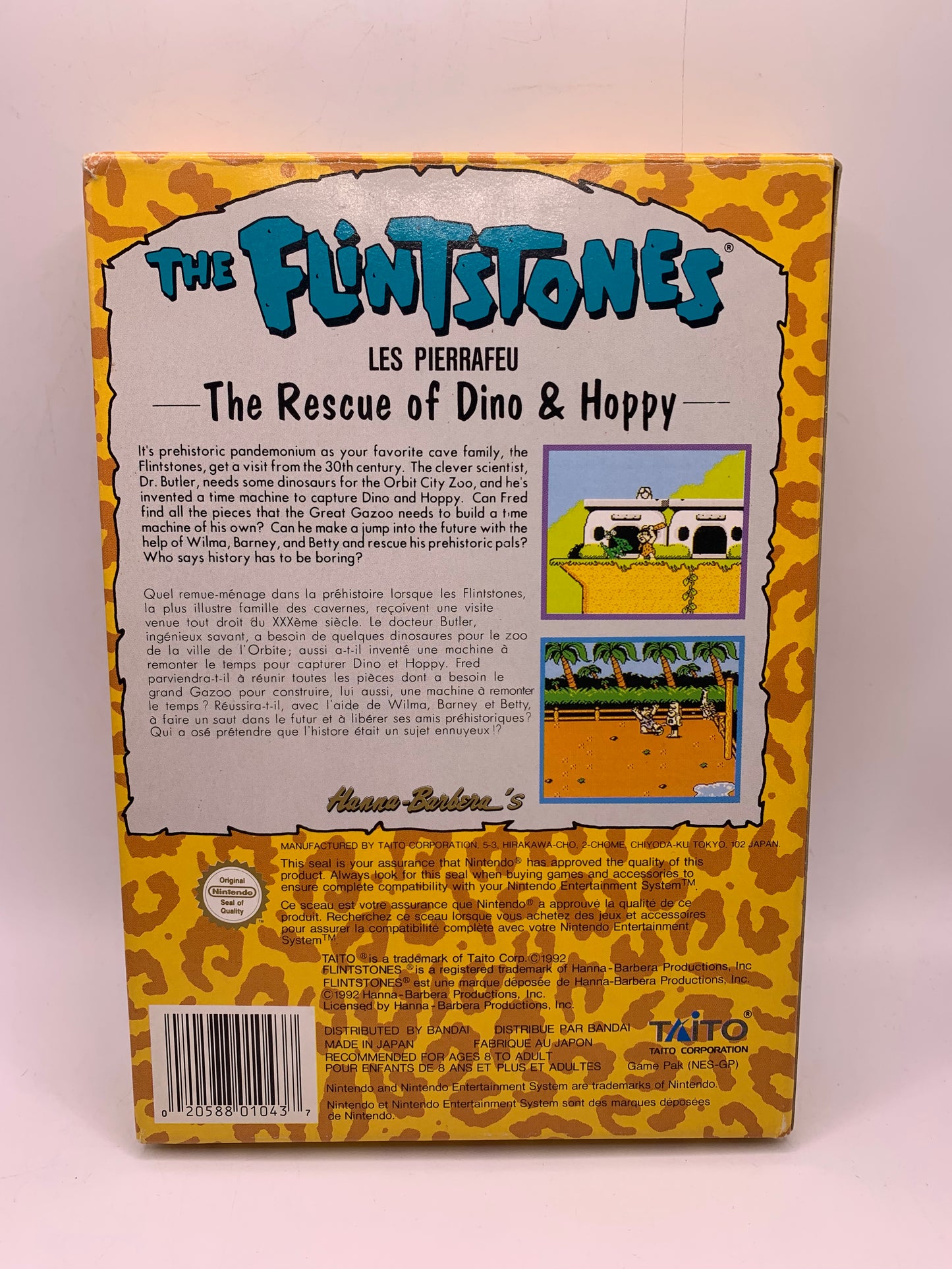 The Flintstones: The Rescue of Dino & Hoppy (CIB) - NES