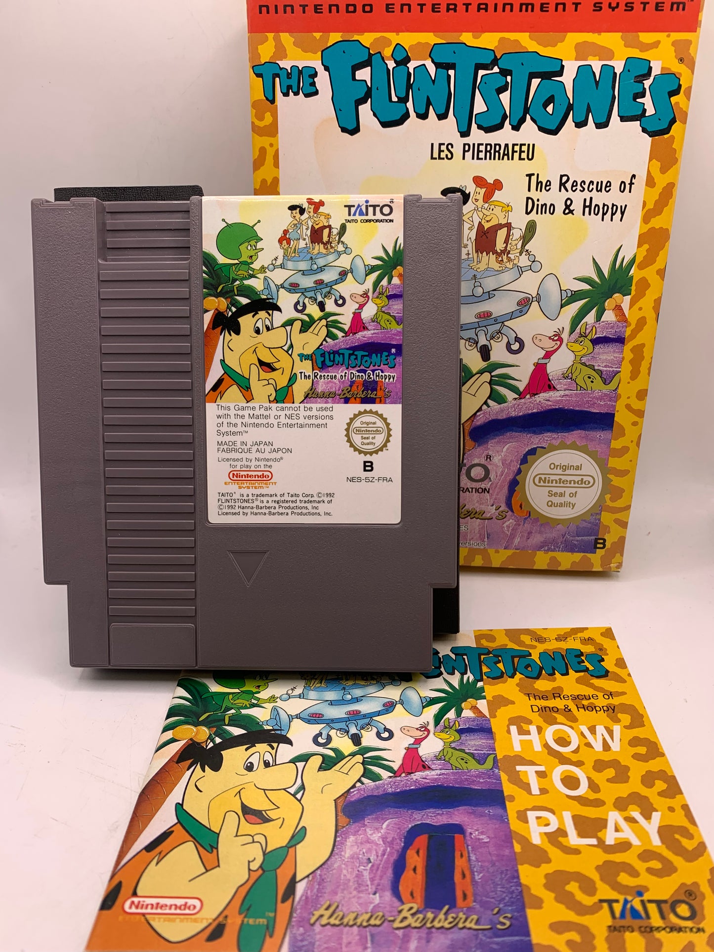 The Flintstones: The Rescue of Dino & Hoppy (CIB) - NES