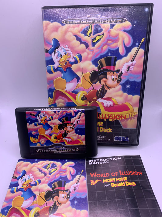 World of Illusion Starring Mickey Mouse and Donald Duck - Sega Mega Drive