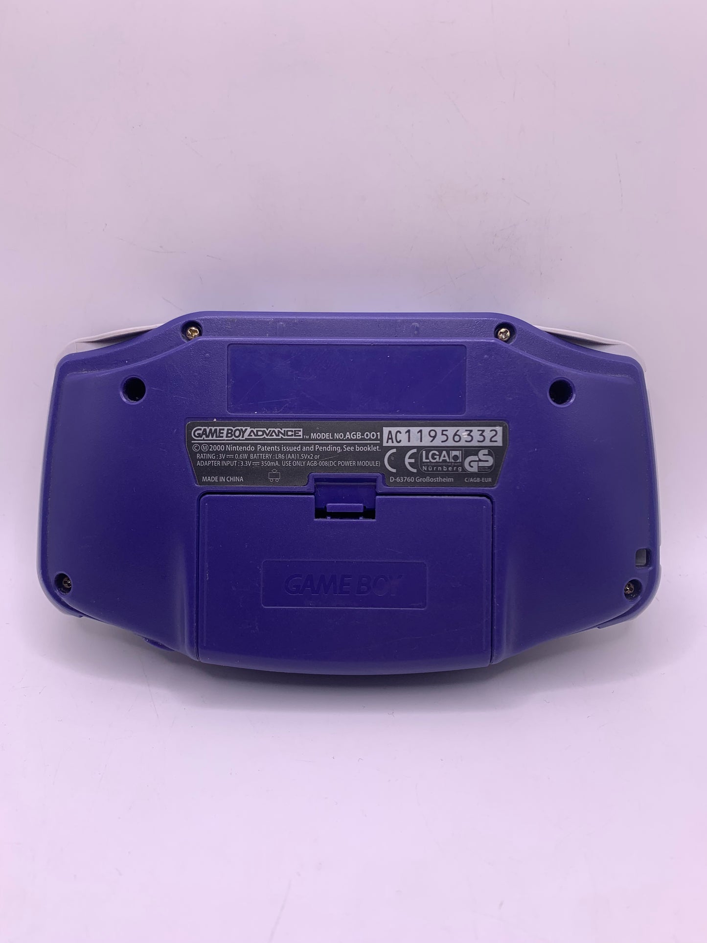 Gameboy Advance (Purple)