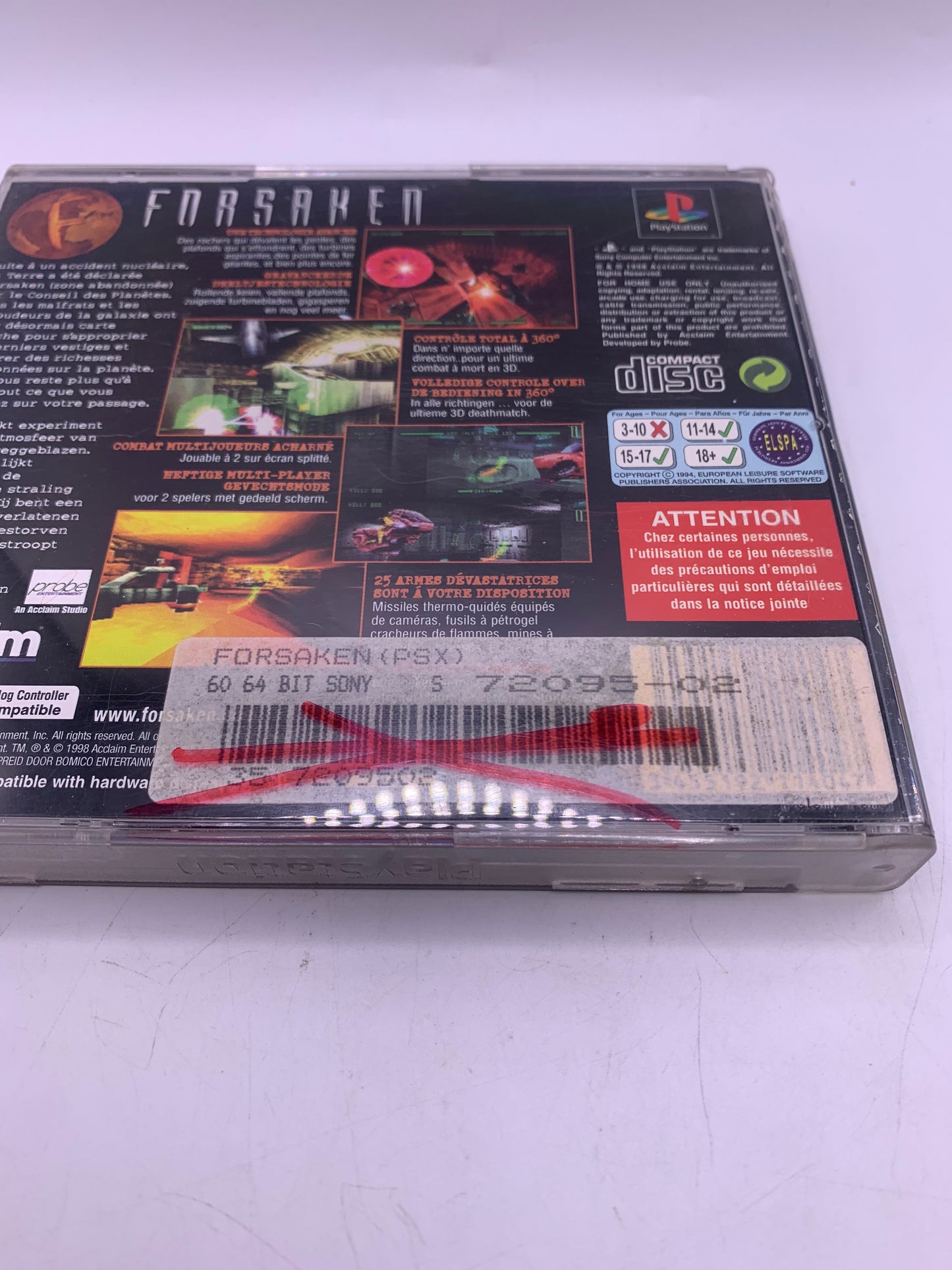 Forsaken (Ex Rental) - Playstation
