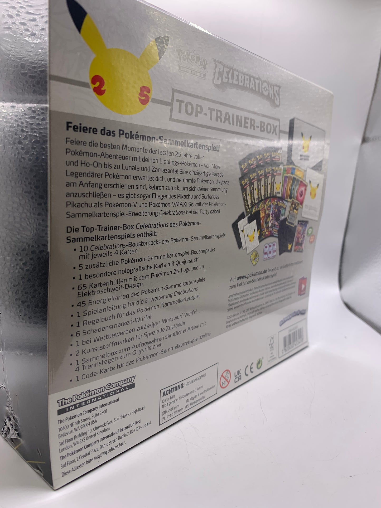 25Th Anniversary Celebrations Elite Trainer Box - Pokémon (Duits Product, Beschadiging aan Seal, Zie foto's voor info)
