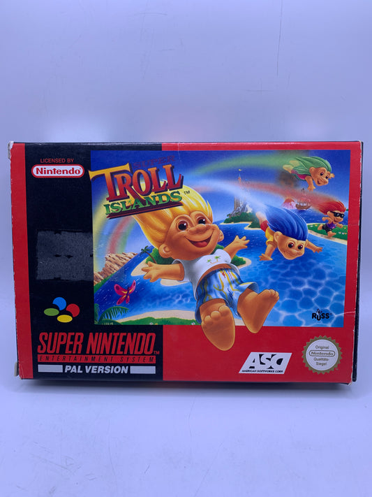 Super Troll Islands (CIB) (NOE) (Lichte sticker) - SNES