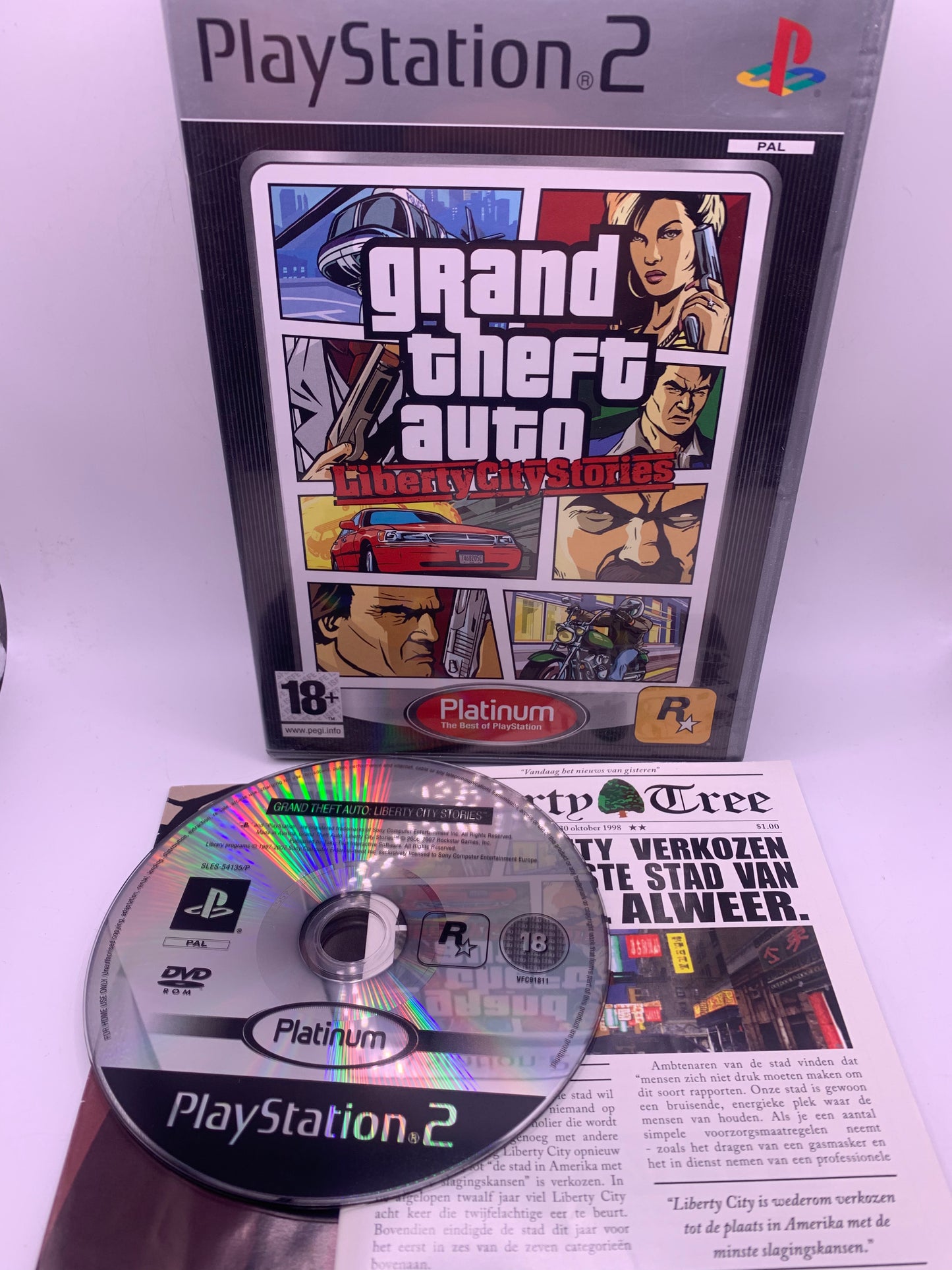 Grand Theft Auto: Liberty City Stories (Platinum) - PlayStation 2