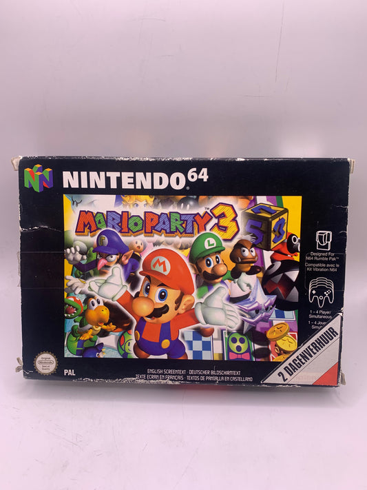 Mario Party 3 (CIB, Ex-rental geen handleiding) – Nintendo 64