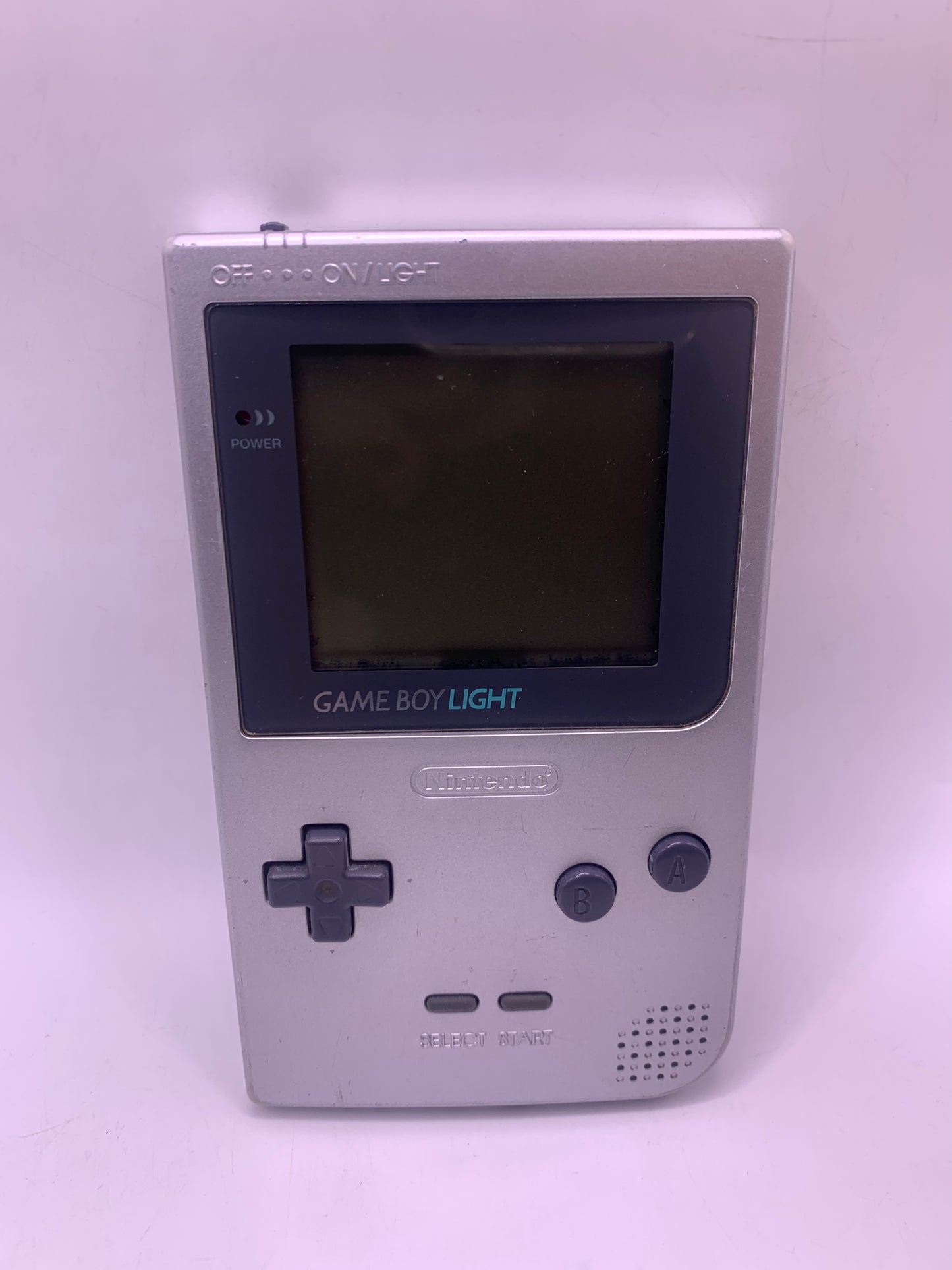 Game Boy Light (Silver) (Lichte schermrot)