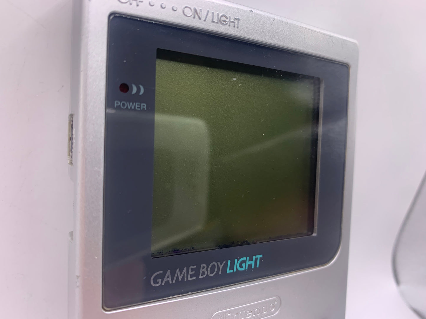 Game Boy Light (Silver) (Lichte schermrot)
