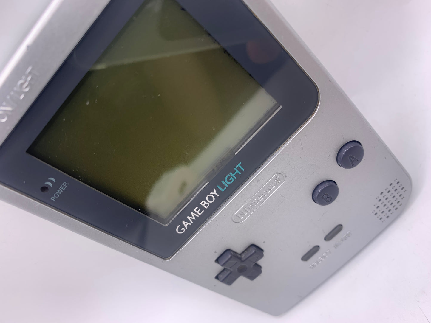 Game Boy Light (Silver) (Lichte schermrot)