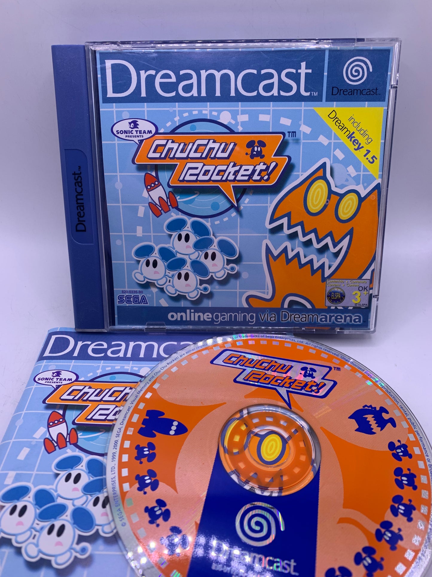 ChuChu Rocket! (Case kapot) - Sega Dreamcast