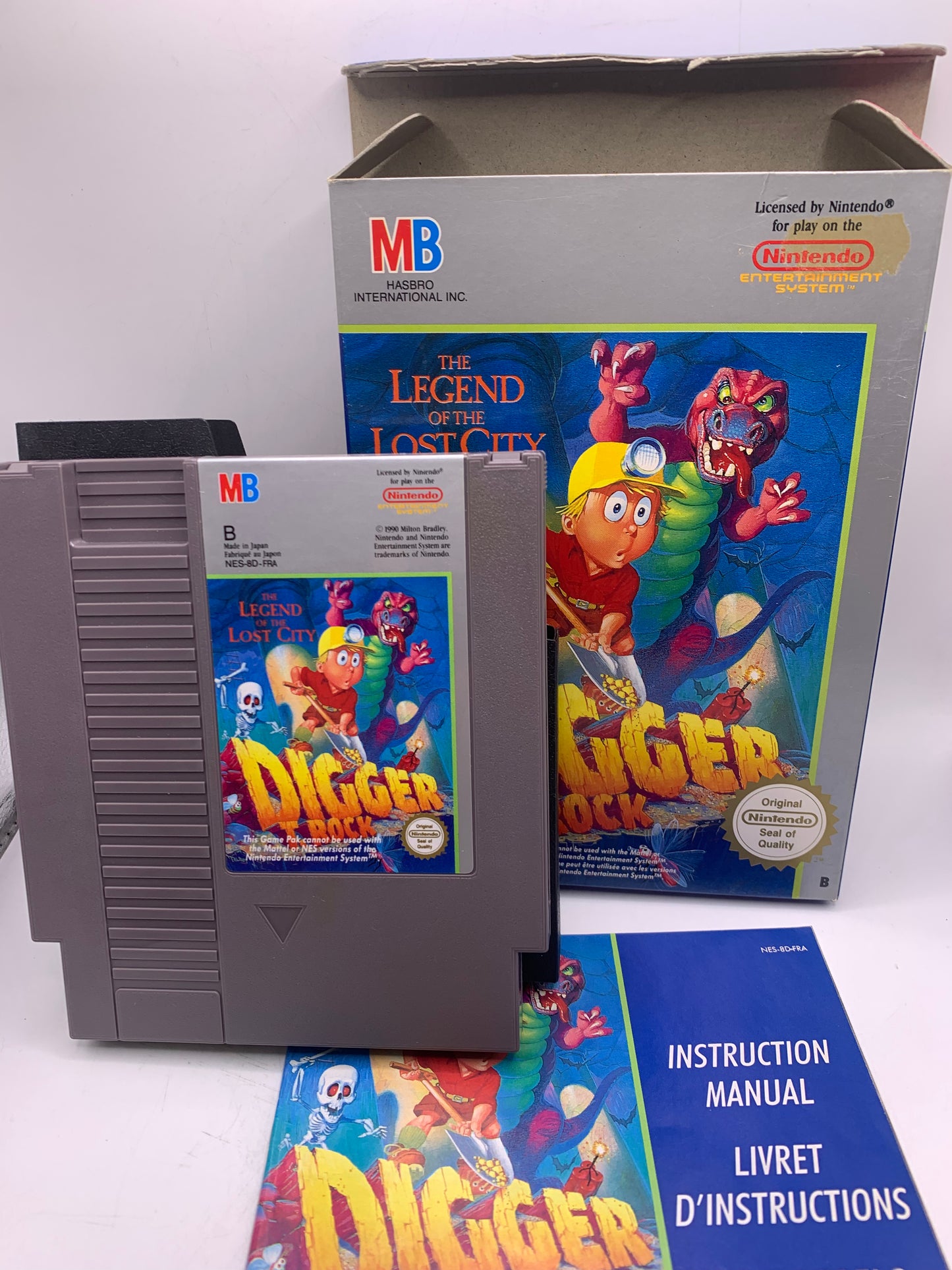 Digger T. Rock: The Legend of the Lost City (CIB) - NES
