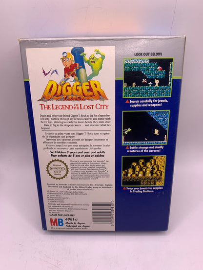 Digger T. Rock: The Legend of the Lost City (CIB) - NES