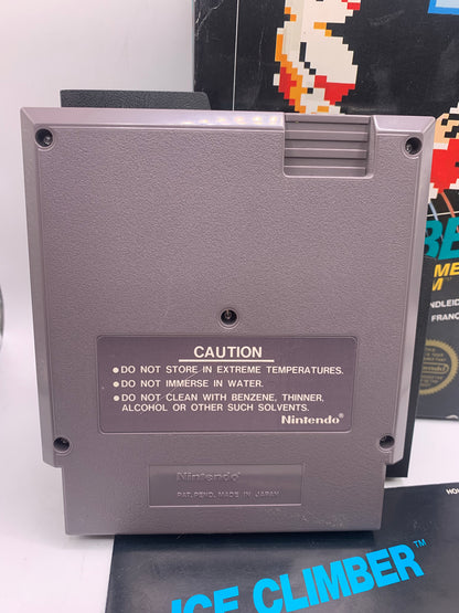 Ice Climber (CIB, 5 screw) (Doos boven kapot) - NES