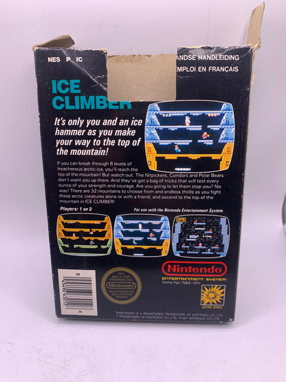 Ice Climber (CIB, 5 screw) (Doos boven kapot) - NES