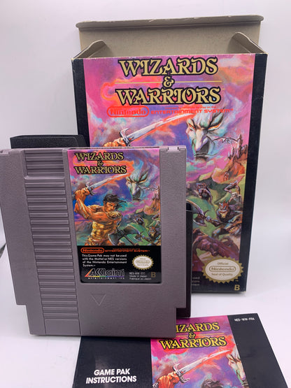 Wizards & Warriors (CIB) - NES