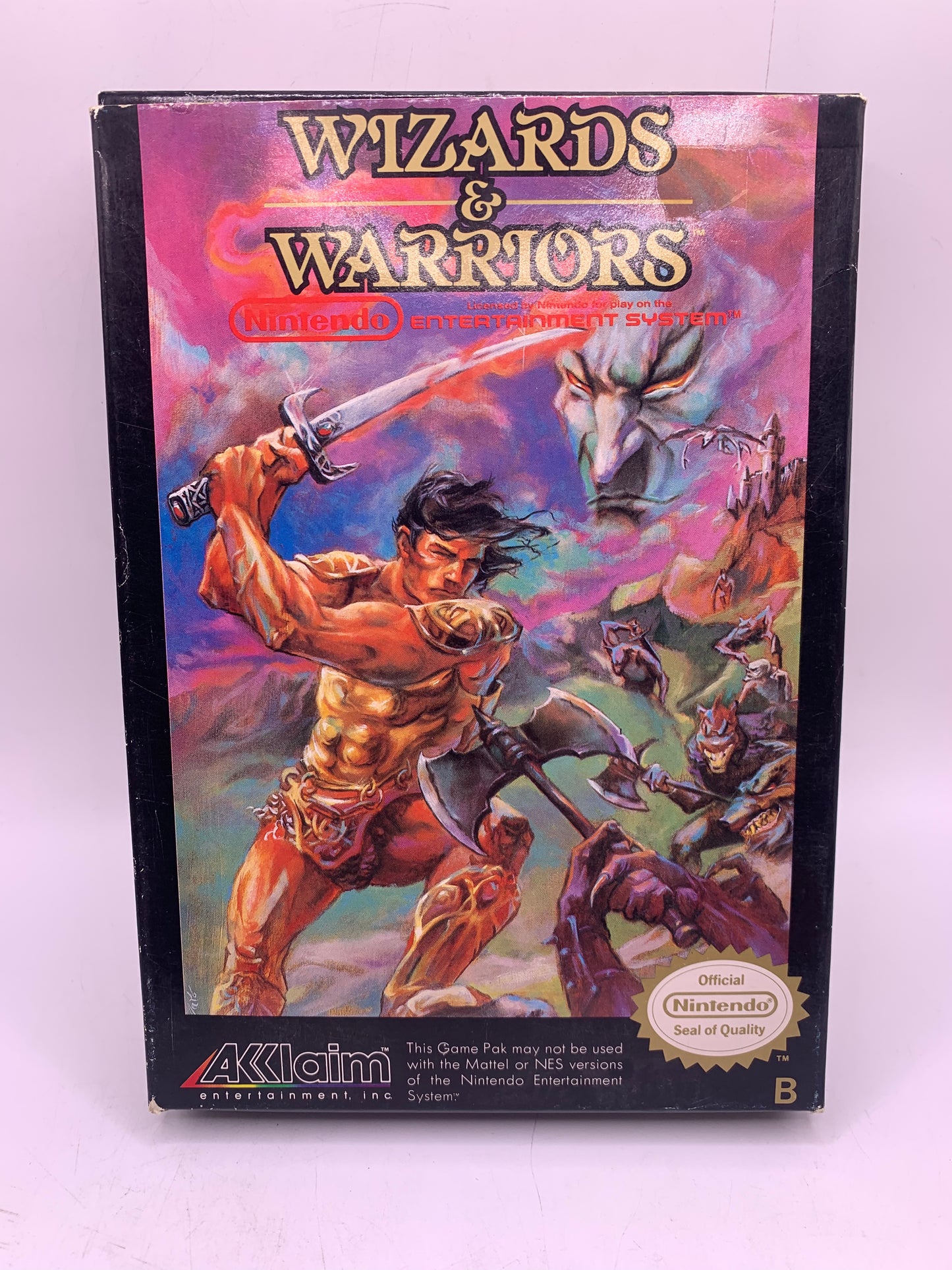 Wizards & Warriors (CIB) - NES