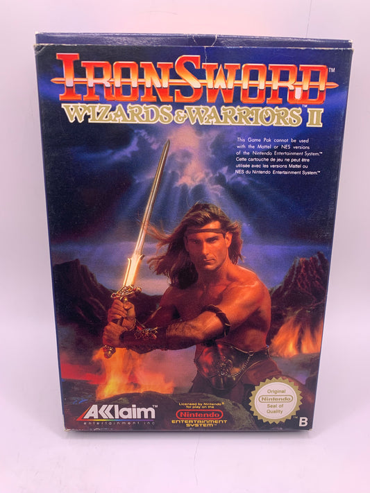 Iron Sword: Wizards & Warriors II (CIB) - NES