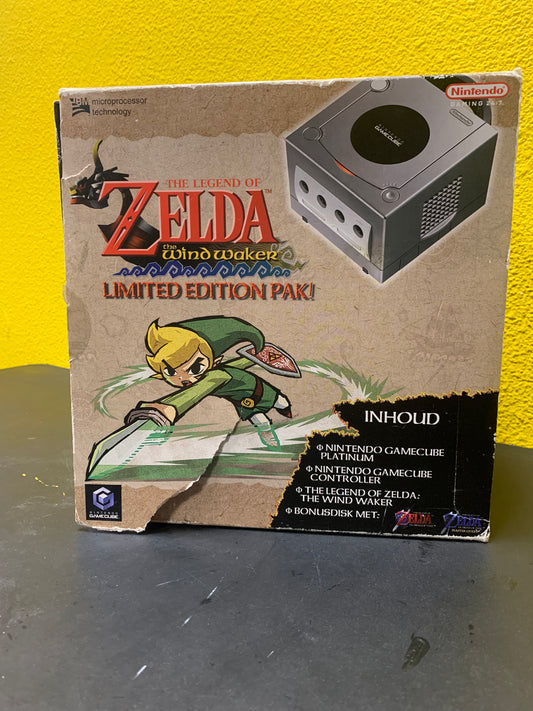 Zelda Wind Waker Limited Edition GameCube Pak (CIB, case beschadigd)
