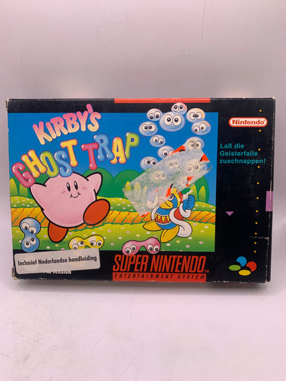 Kirby's Ghost Trap (NOE) (CIB, sticker voor) - SNES