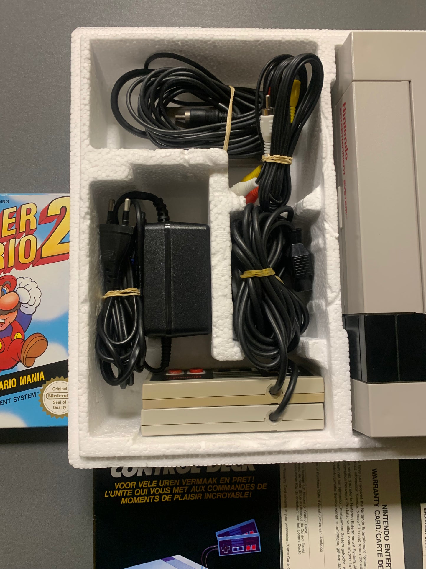 NES Control Deck + Super Mario Bros. 2 (CIB)