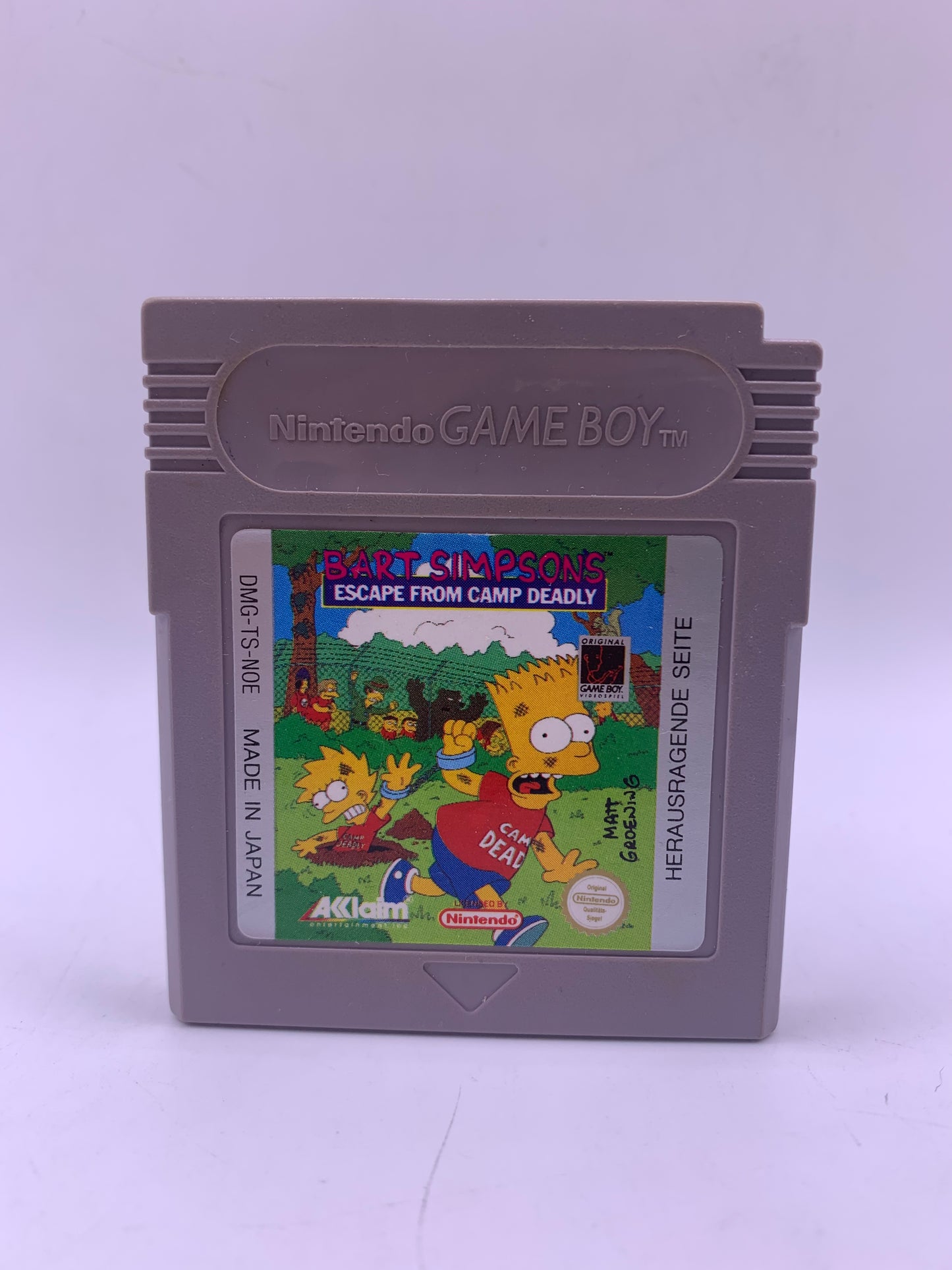 Bart Simpson's Escape from Camp Deadly (NOE) - GameBoy Classic