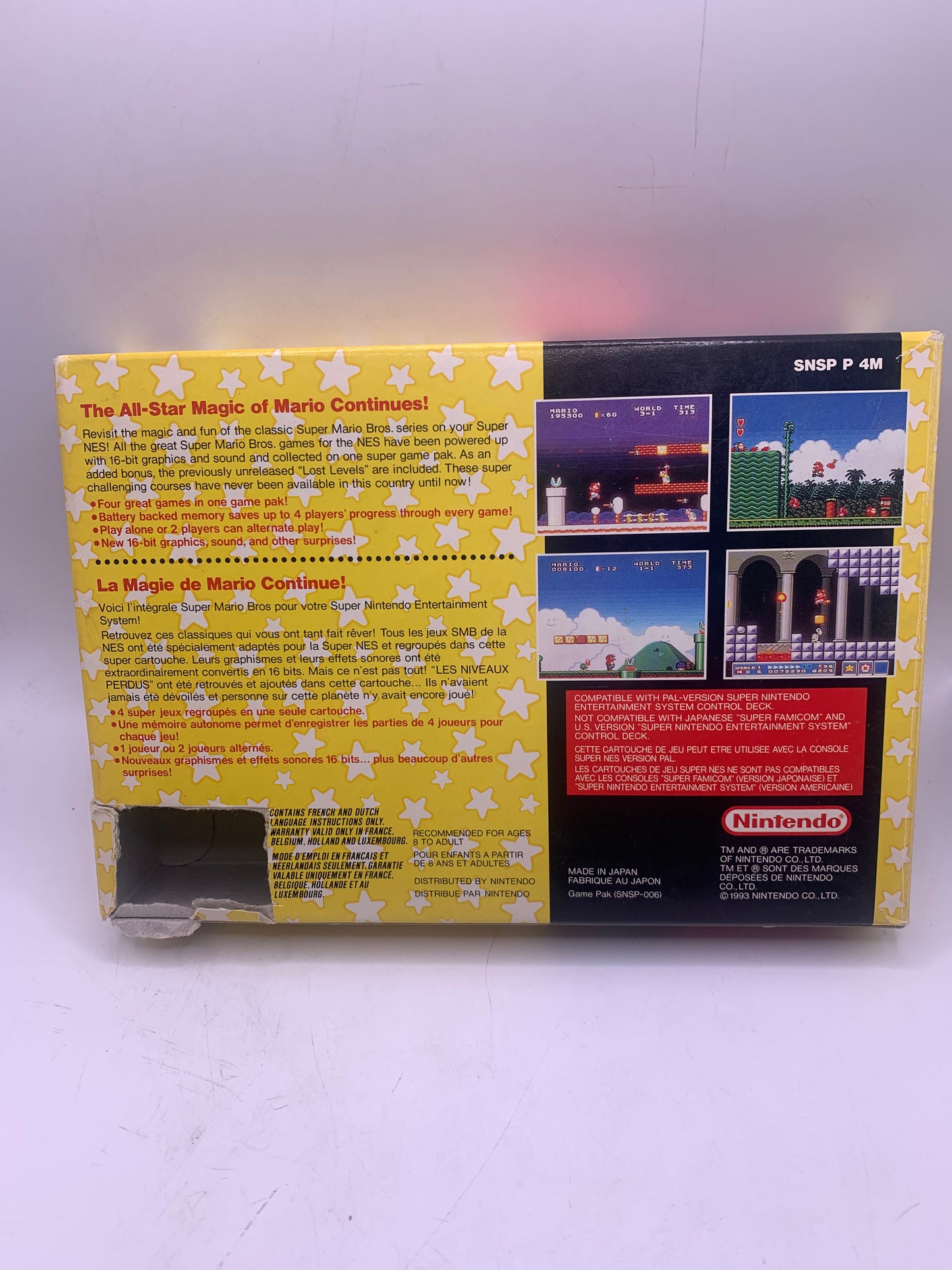 Super Mario All Stars (CIB, doos beschadigd) - SNES
