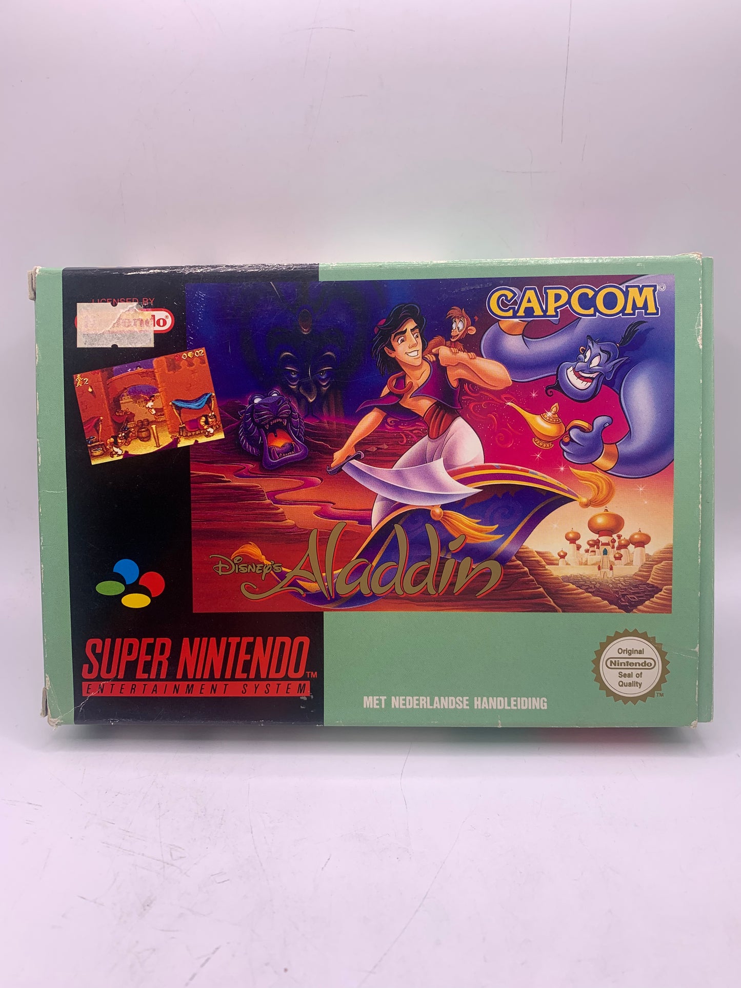 Aladdin (CIB, case beschadigd) - SNES