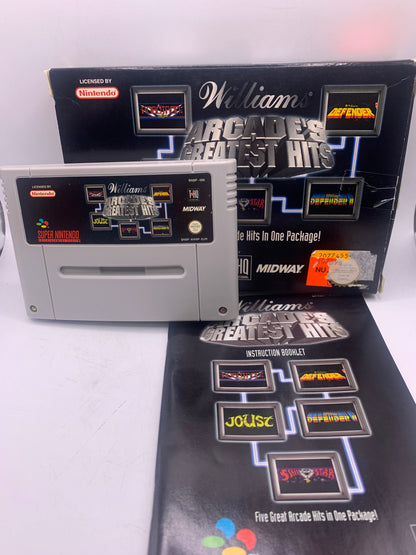 Williams Arcade’s Greatest Hits (CIB, case gebruikt & geen inlay) – SNES