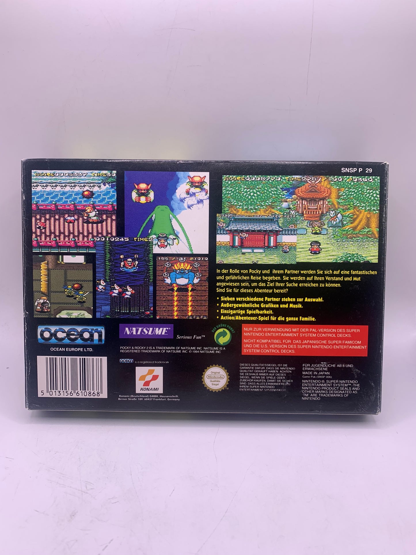 Pocky & Rocky 2 (NOE, CIB) - SNES