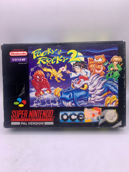 Pocky & Rocky 2 (NOE, CIB) (Case gebruikt) - SNES