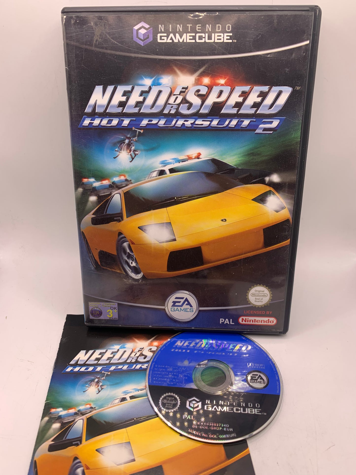 Need for Speed: Hot Pursuit 2 (Cover licht beschadigd) - Nintendo GameCube