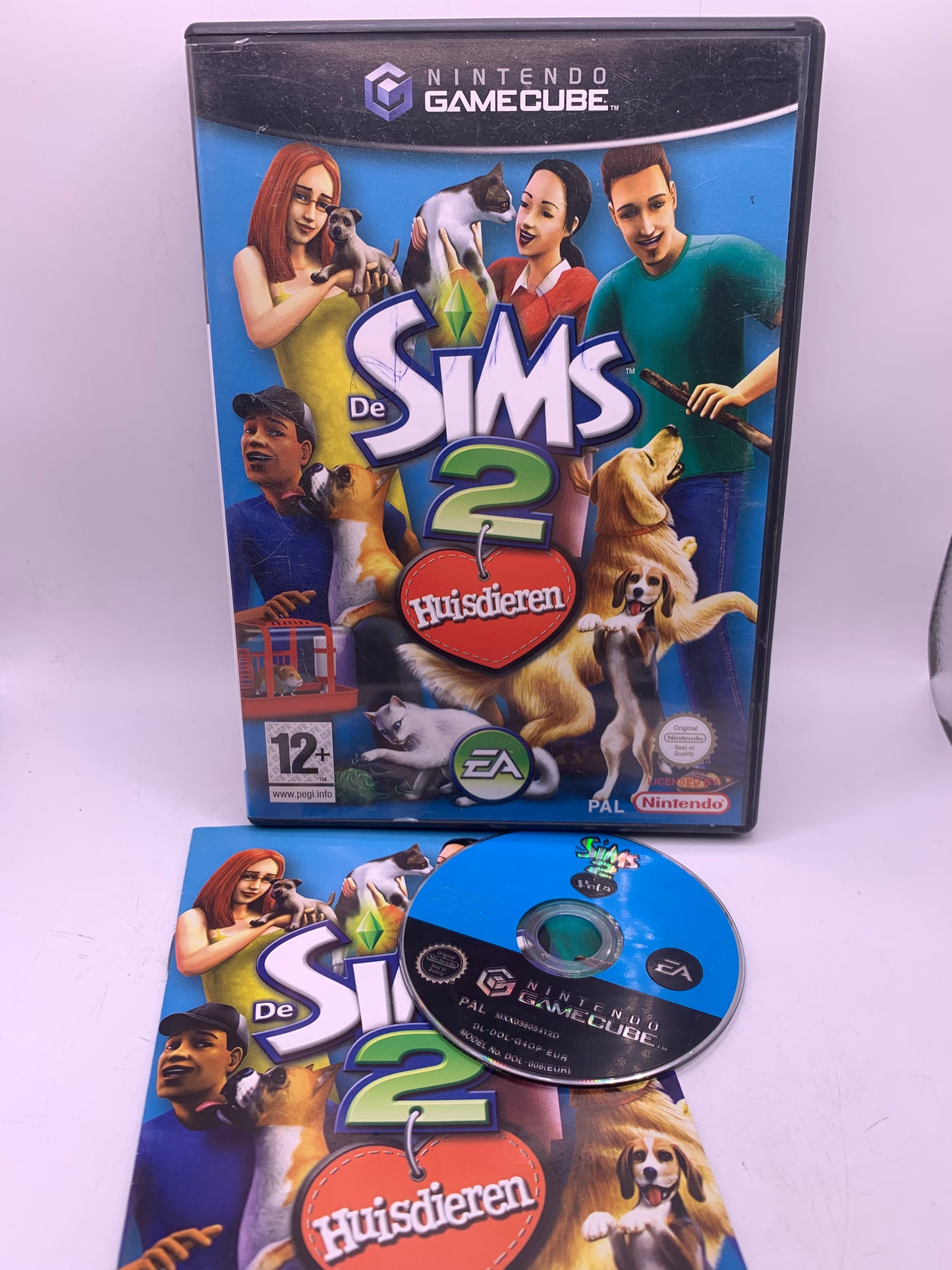 De Sims 2 Huisdieren (Pets) (Cover op Geschreven) - GameCube