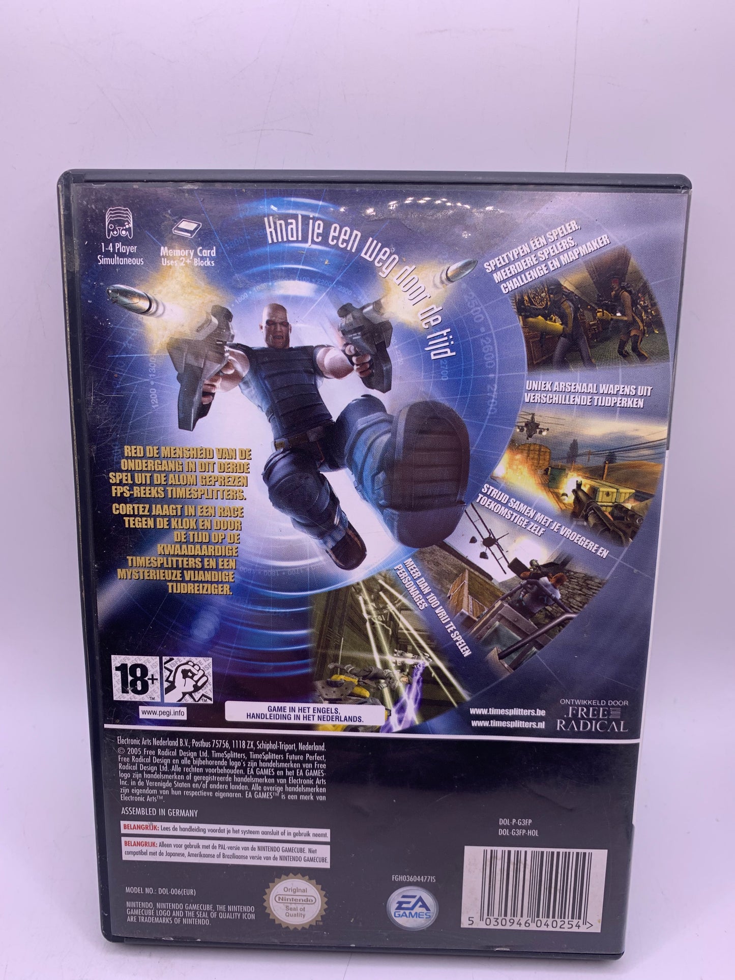 TimeSplitters: Future Perfect (Case minder) - Nintendo GameCube
