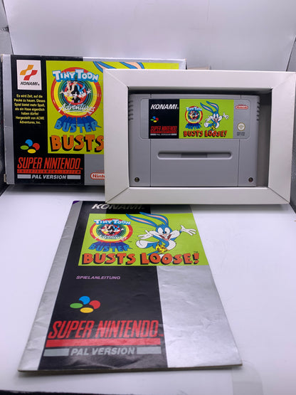 Tiny Toon Adventures: Buster Busts Loose! (NOE) (CIB) (Case licht gebruikt) - SNES