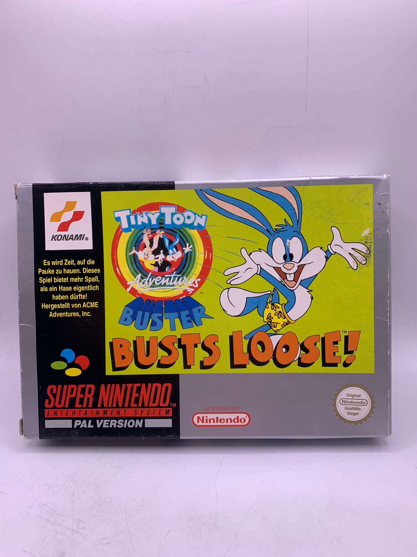 Tiny Toon Adventures: Buster Busts Loose! (NOE) (CIB) (Case licht gebruikt) - SNES